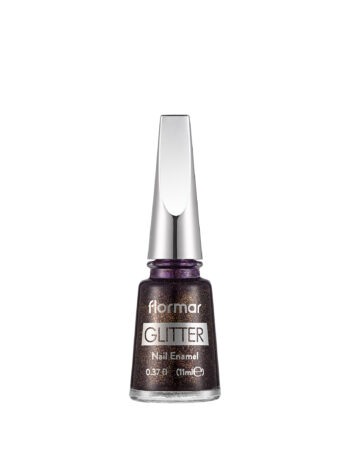 GLITTER NAIL ENAMEL-44 PURPLE GLARE