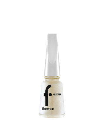 GLITTER NAIL ENAMEL-12 WHITE PEARL