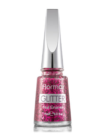 GLITTER NAIL ENAMEL-03 RUBY LIGHT